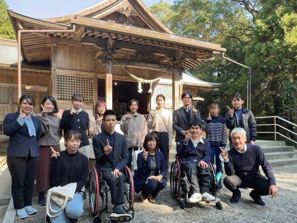 江田神社での祈祷